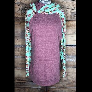 Ampersand Ave Berry Floral Doublehood
